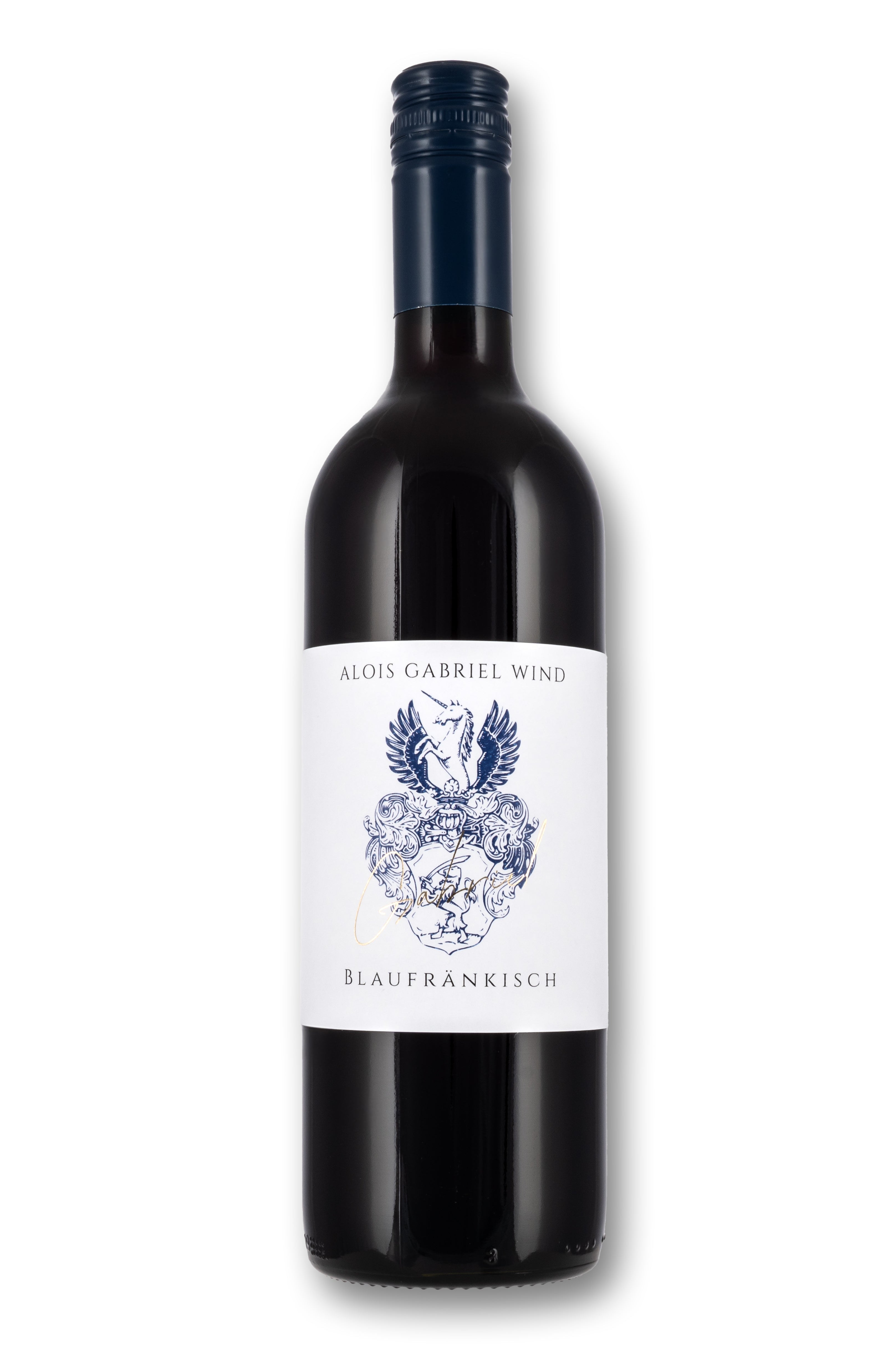 Blaufränkisch Rotwein Weinflasche Produktbild