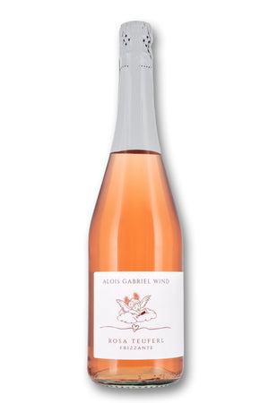 Rosa Teuferl Frizzante Weinflasche Produktbild