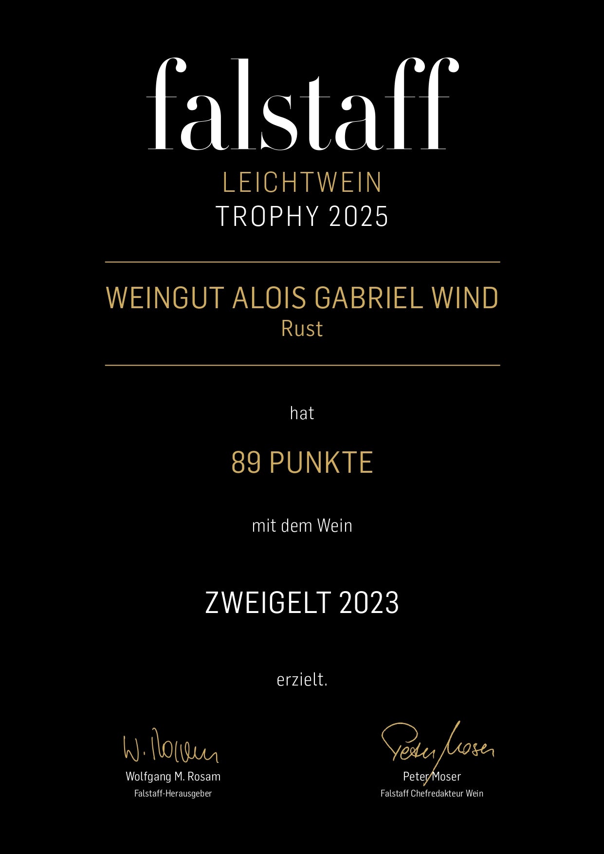 Zweigelt award 2023
